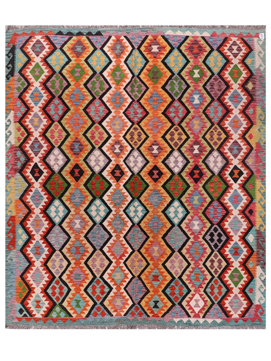 Maimana Afghanistan Kilim Rug - 290 x257 cm