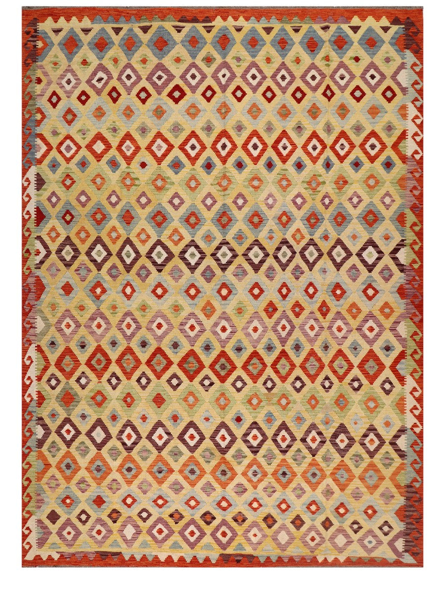 Maimana Afghanistan Kilim Rug - 349 x250 cm