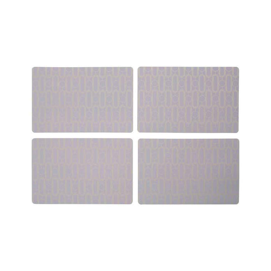 Frosted Deco Set of 4  Lilac Placemats