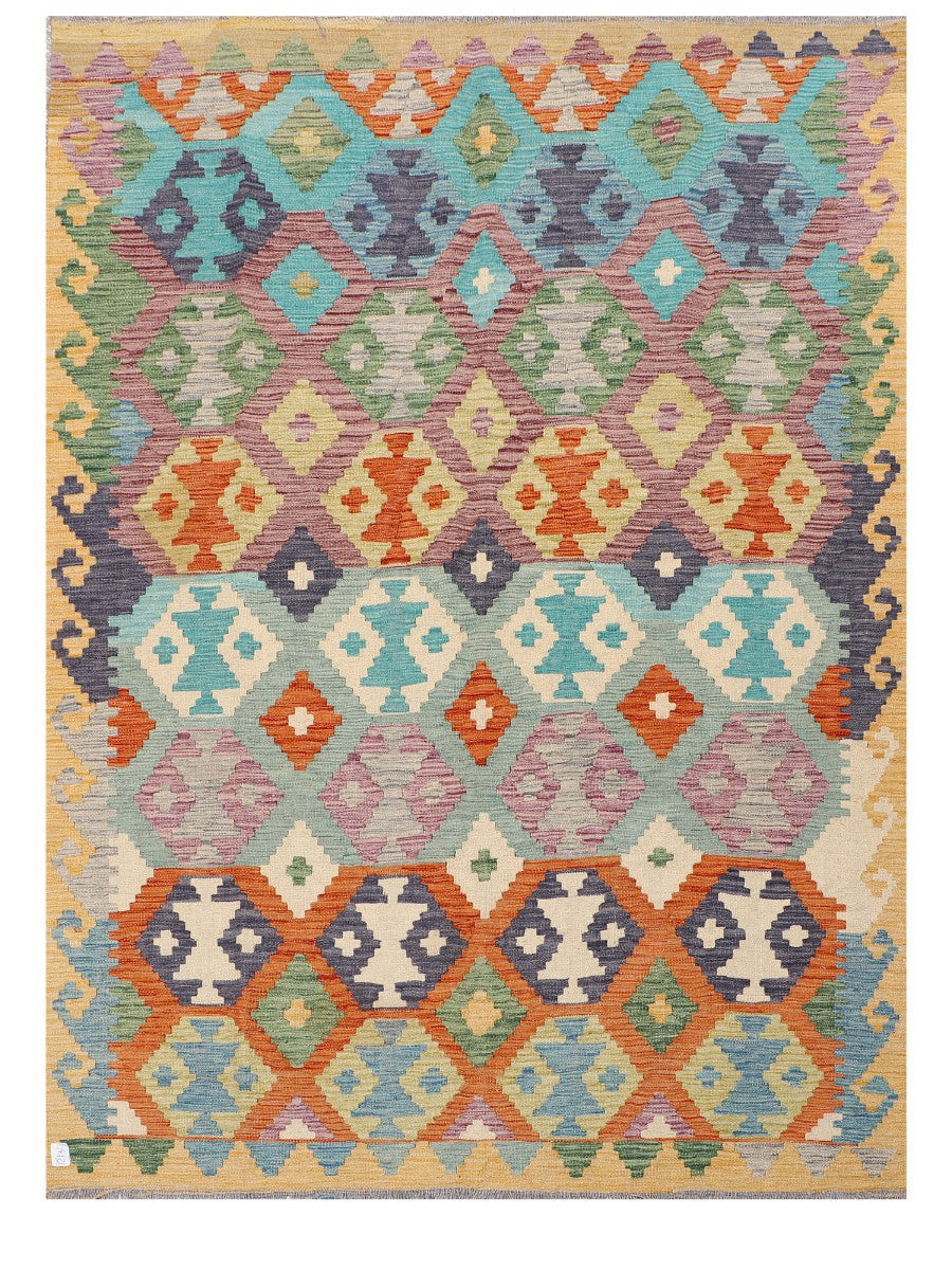Maimana Afghanistan Kilim Rug - 233 x174 cm