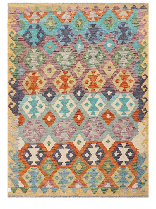 Maimana Afghanistan Kilim Rug - 233 x174 cm