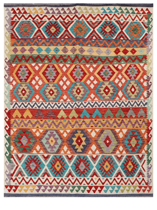 Maimana Afghanistan Kilim Rug - 252 x198 cm