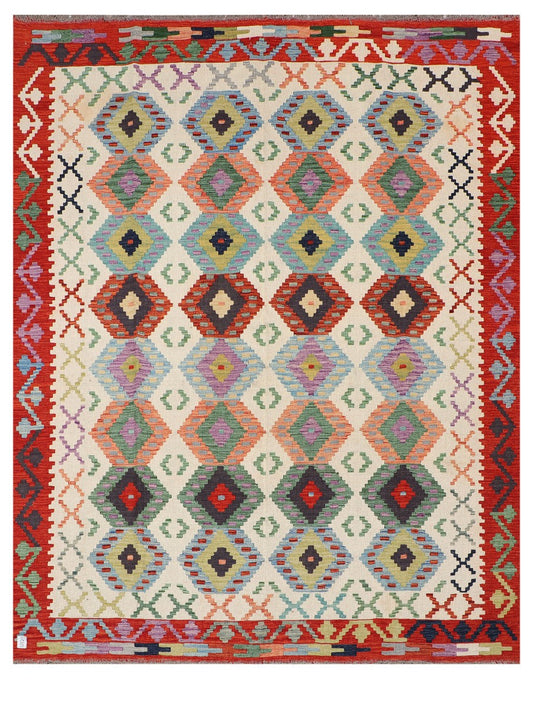 Maimana Afghanistan Kilim Rug - 256 x204 cm