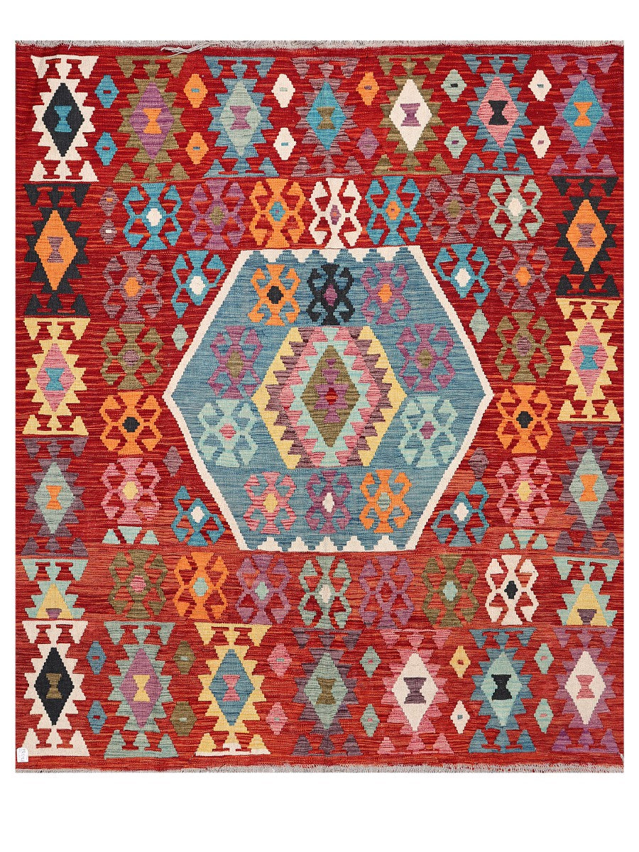 Maimana Afghanistan Kilim Rug - 237 x201 cm