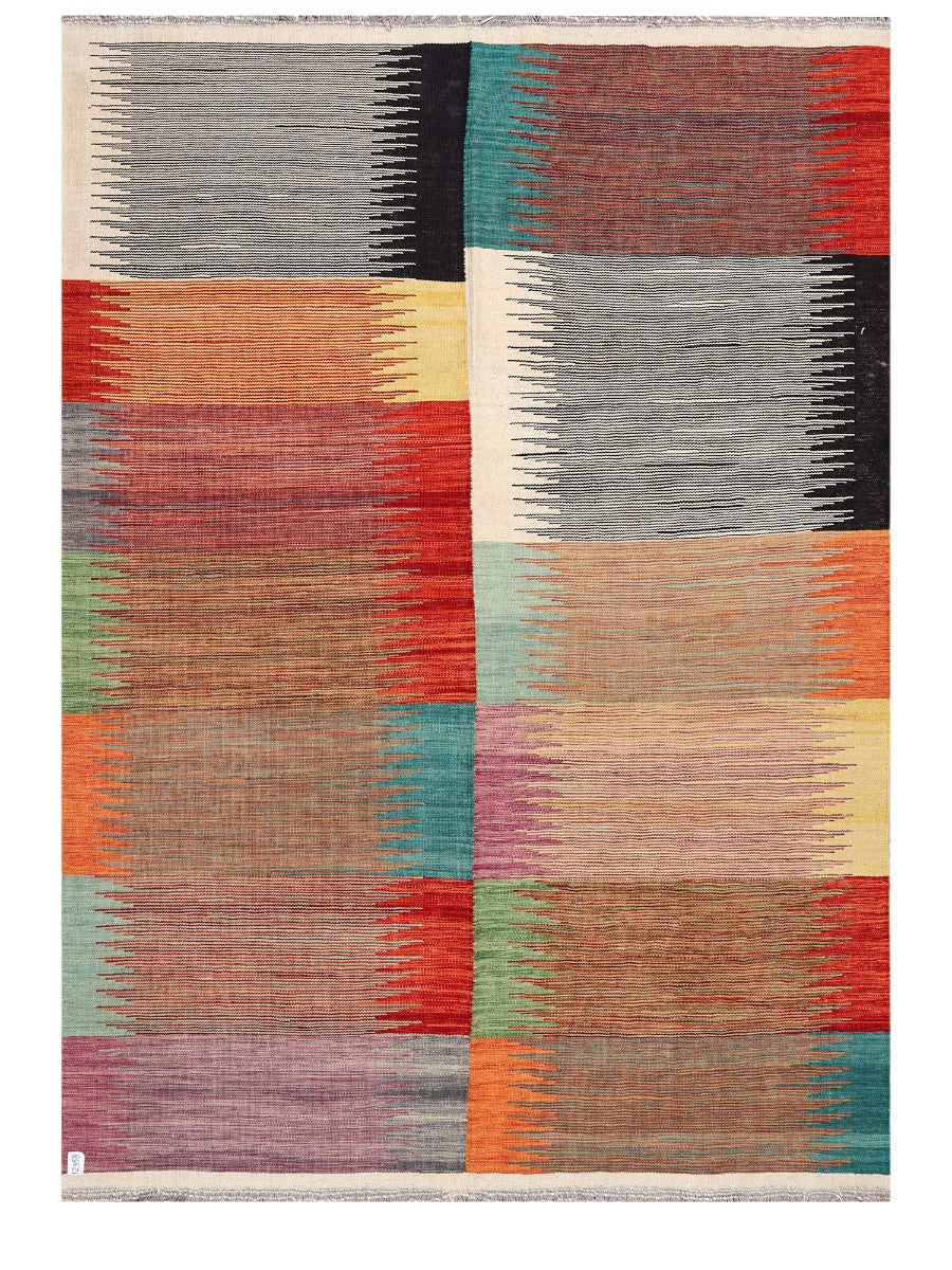 Maimana Afghanistan Kilim Rug - 241 x172 cm
