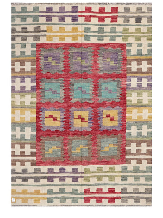Maimana Afghanistan Kilim Rug - 241 x170 cm