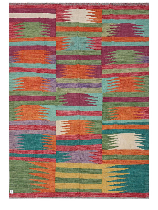 Maimana Afghanistan Kilim Rug - 245 x174 cm