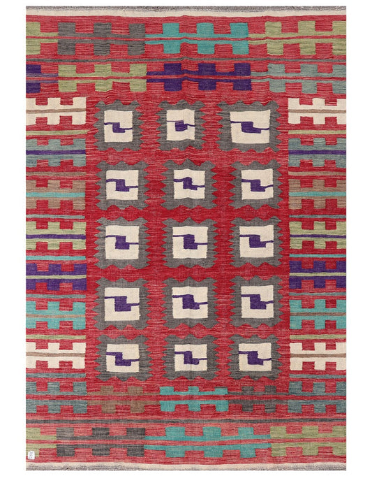 Maimana Afghanistan Kilim Rug - 246 x170 cm