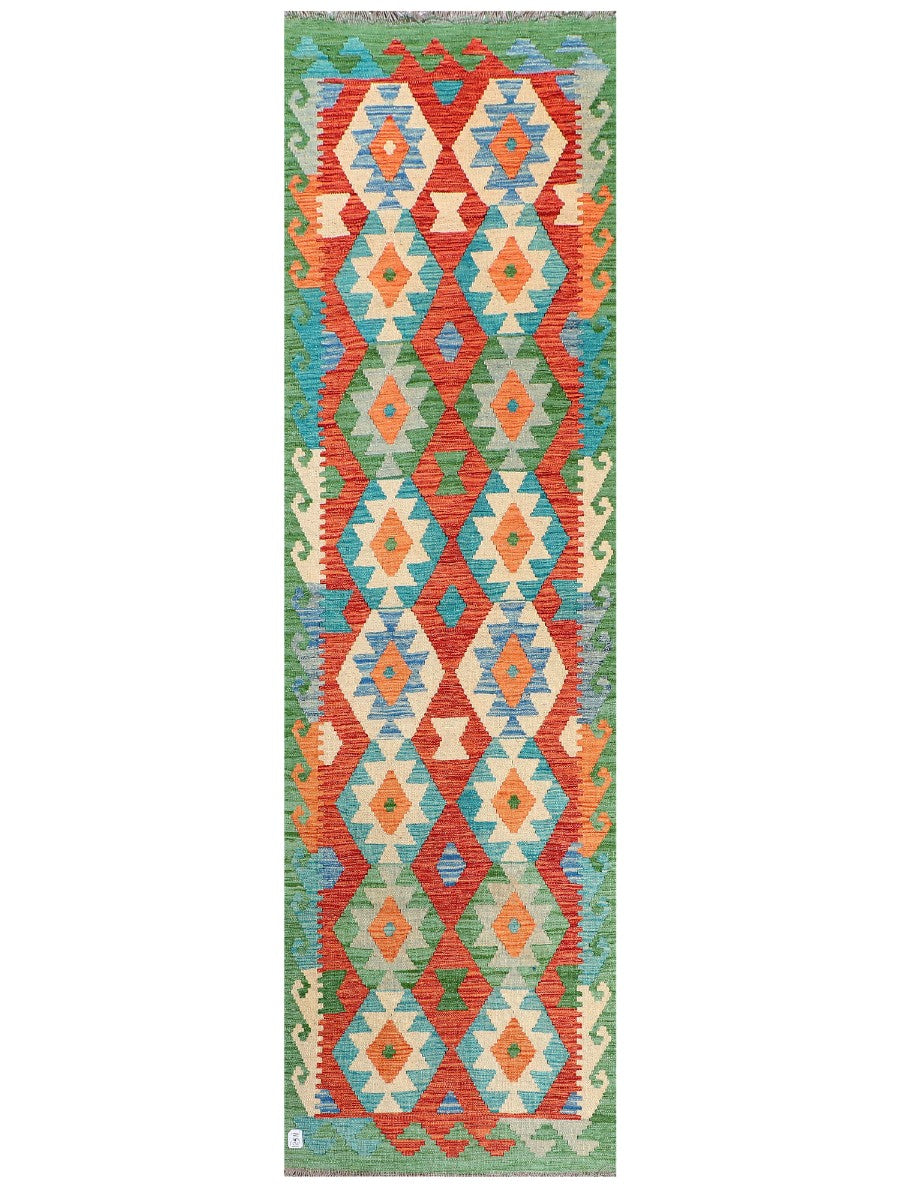 Maimana Afghanistan Kilim Runner - 293 x 85 cm