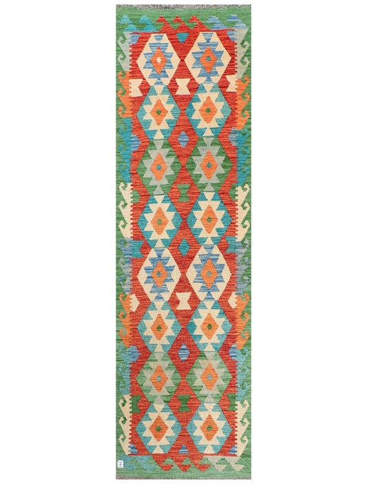 Maimana Afghanistan Kilim Runner - 293 x 85 cm