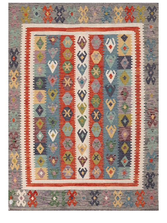 Maimana Afghanistan Kilim Rug - 254 x184 cm