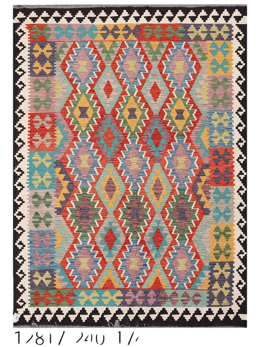 Maimana Afghanistan Kilim Rug - 240 x174 cm