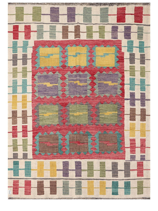 Maimana Afghanistan Kilim Rug - 233 x169 cm