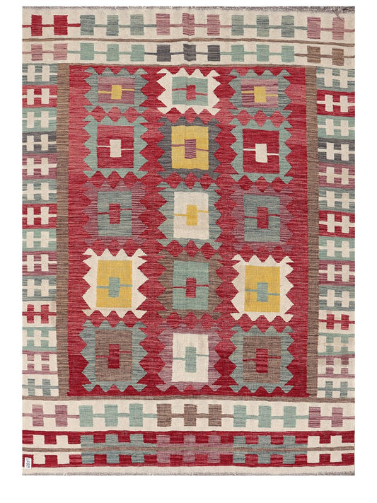 Maimana Afghanistan Kilim Rug - 241 x171 cm