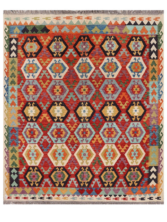 Maimana Afghanistan Kilim Rug - 296 x244 cm