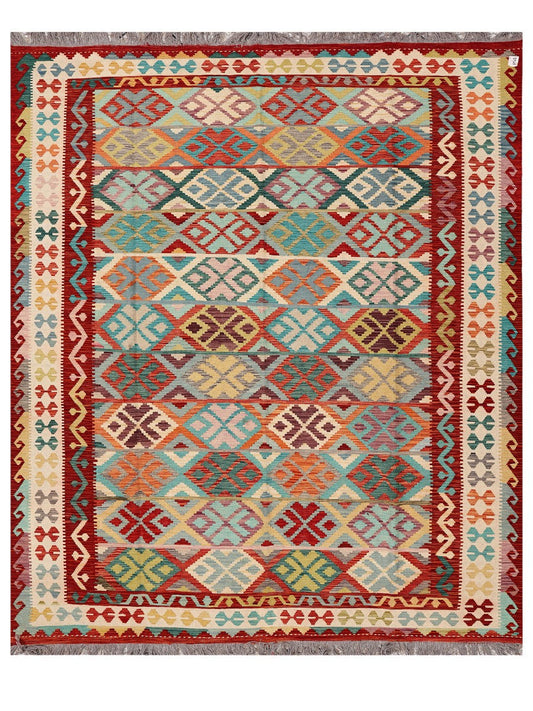Maimana Afghanistan Kilim Rug - 298 x245 cm