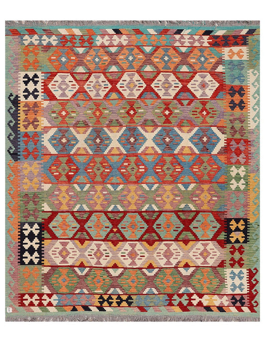 Maimana Afghanistan Kilim Rug - 295 x250 cm