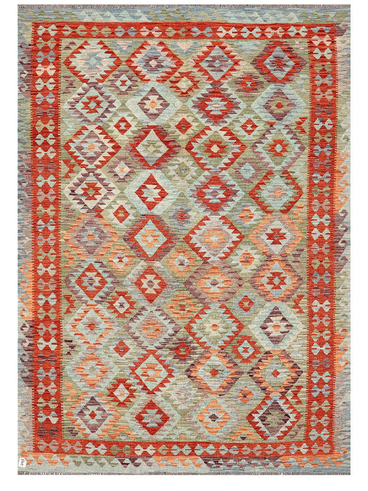 Maimana Afghanistan Kilim Rug - 288 x204 cm