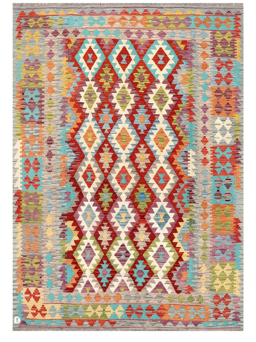 Maimana Afghanistan Kilim Rug - 282 x199 cm