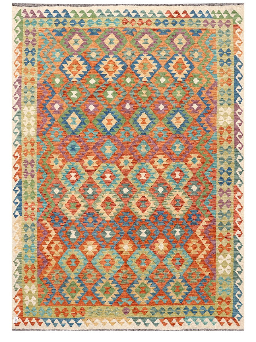 Maimana Afghanistan Kilim Rug - 294 x209 cm