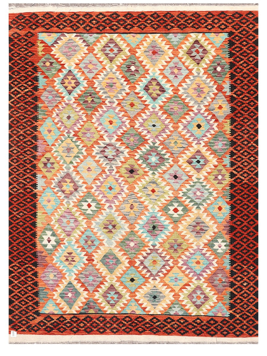 Maimana Afghanistan Kilim Rug - 285 x209 cm