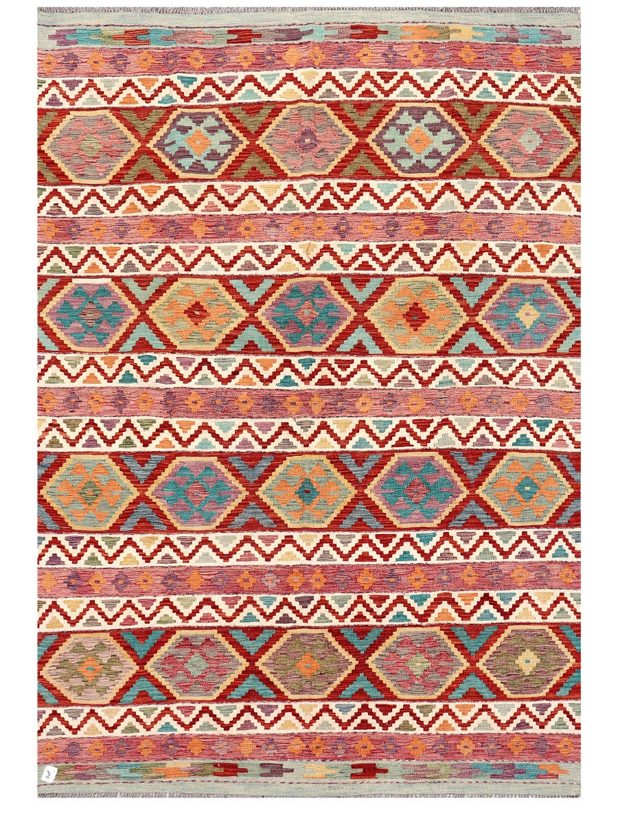 Maimana Afghanistan Kilim Rug - 293 x200 cm