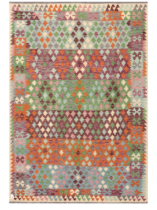 Maimana Afghanistan Kilim Rug - 287 x198 cm