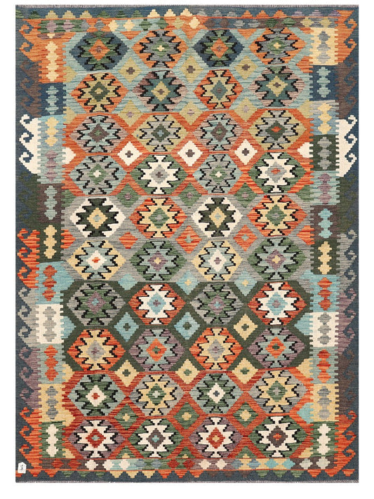Maimana Afghanistan Kilim Rug - 284 x204 cm