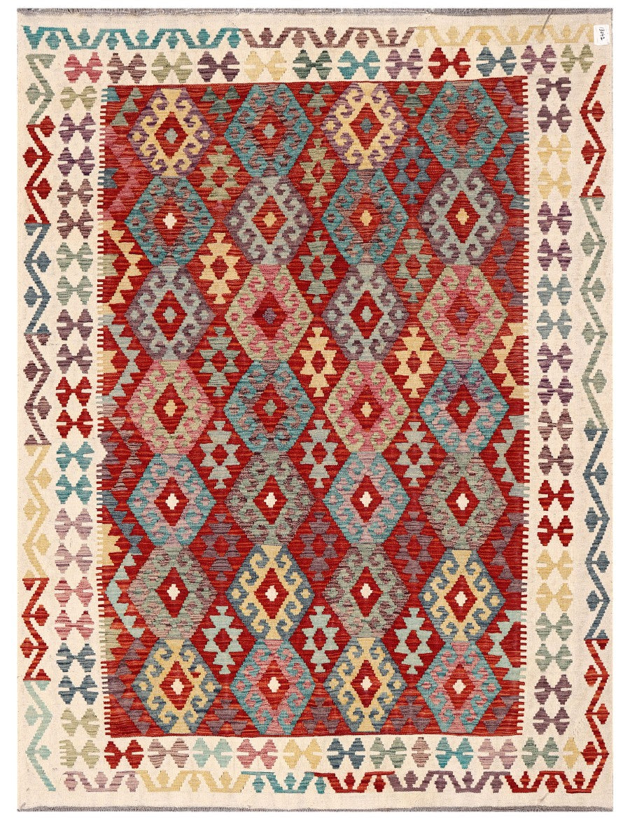 Maimana Afghanistan Kilim Rug - 240 x178 cm