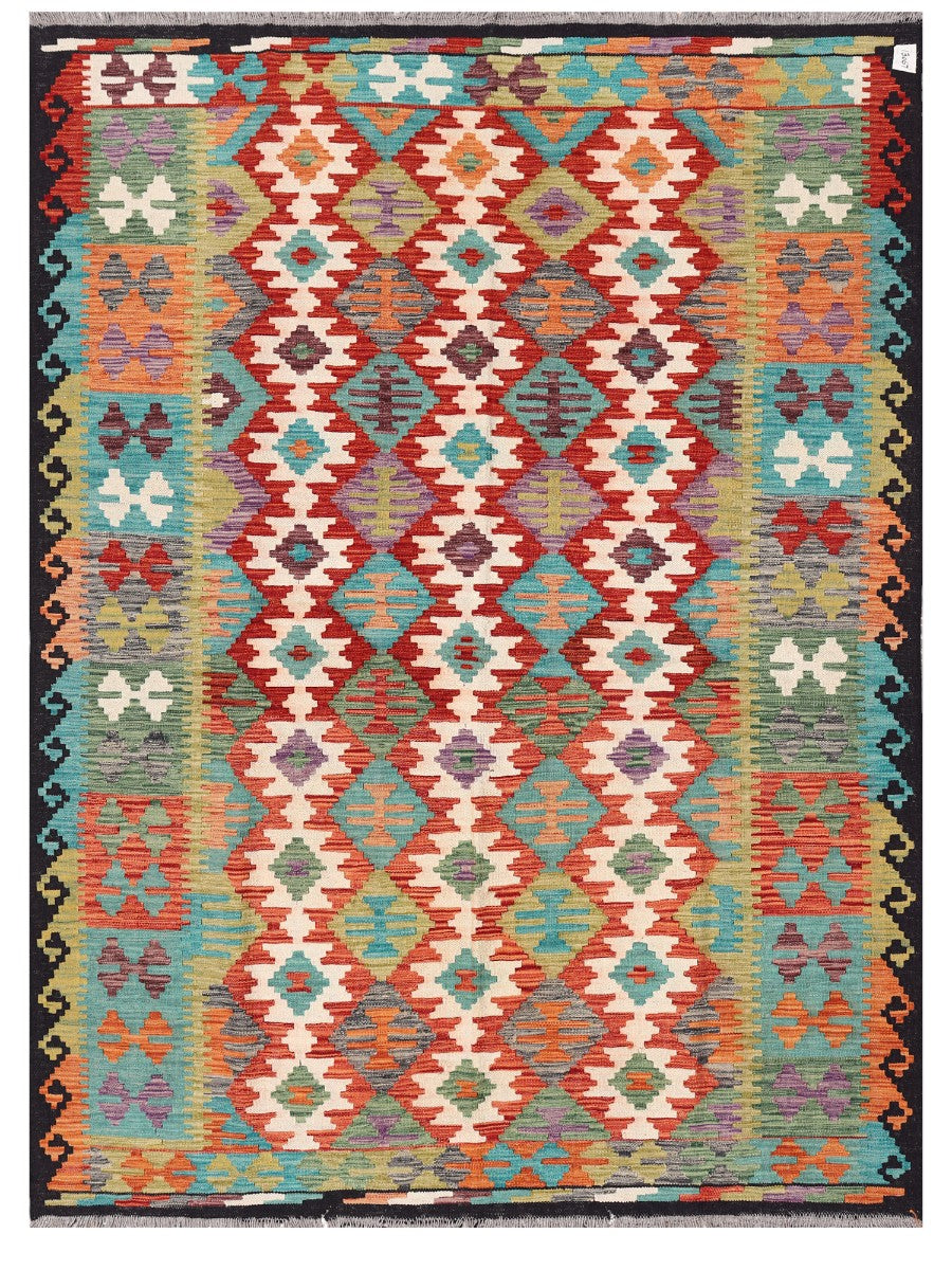 Maimana Afghanistan Kilim Rug - 238 x175 cm
