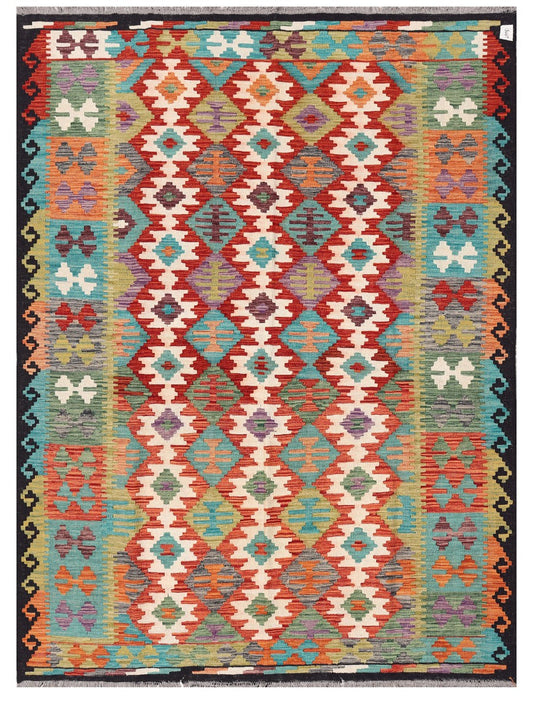 Maimana Afghanistan Kilim Rug - 238 x175 cm