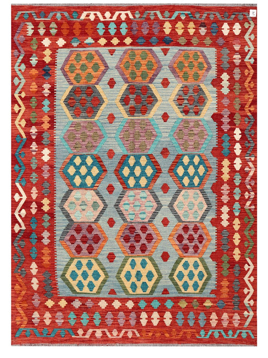 Maimana Afghanistan Kilim Rug - 245 x176 cm