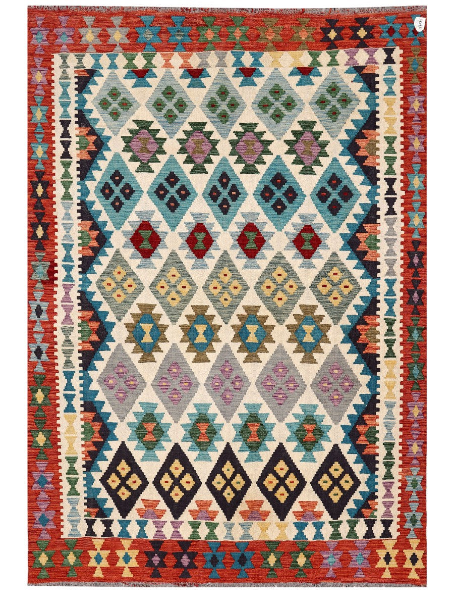Maimana Afghanistan Kilim Rug - 246 x169 cm