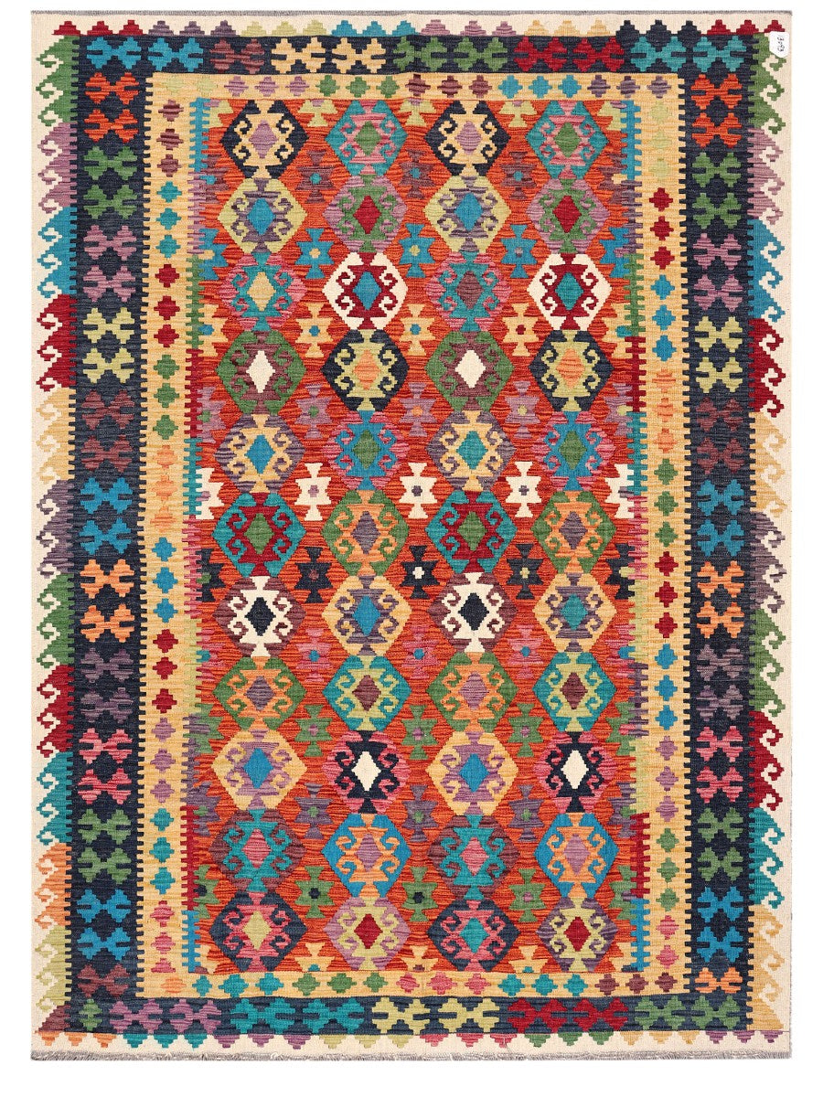 Maimana Afghanistan Kilim Rug - 240 x174 cm