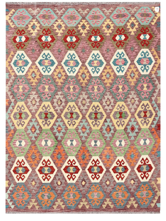 Maimana Afghanistan Kilim Rug - 246 x180 cm