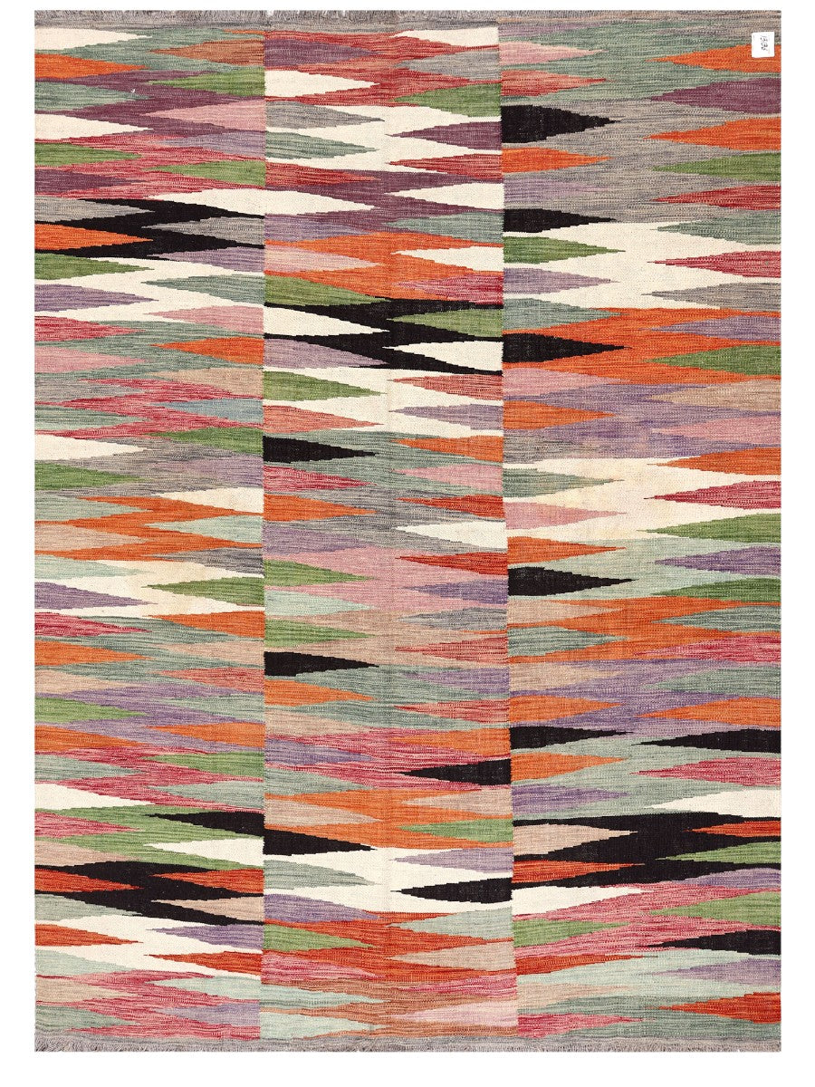 Maimana Afghanistan Kilim Rug - 244 x175 cm