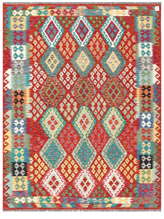 Maimana Afghanistan Kilim Rug - 257 x195 cm