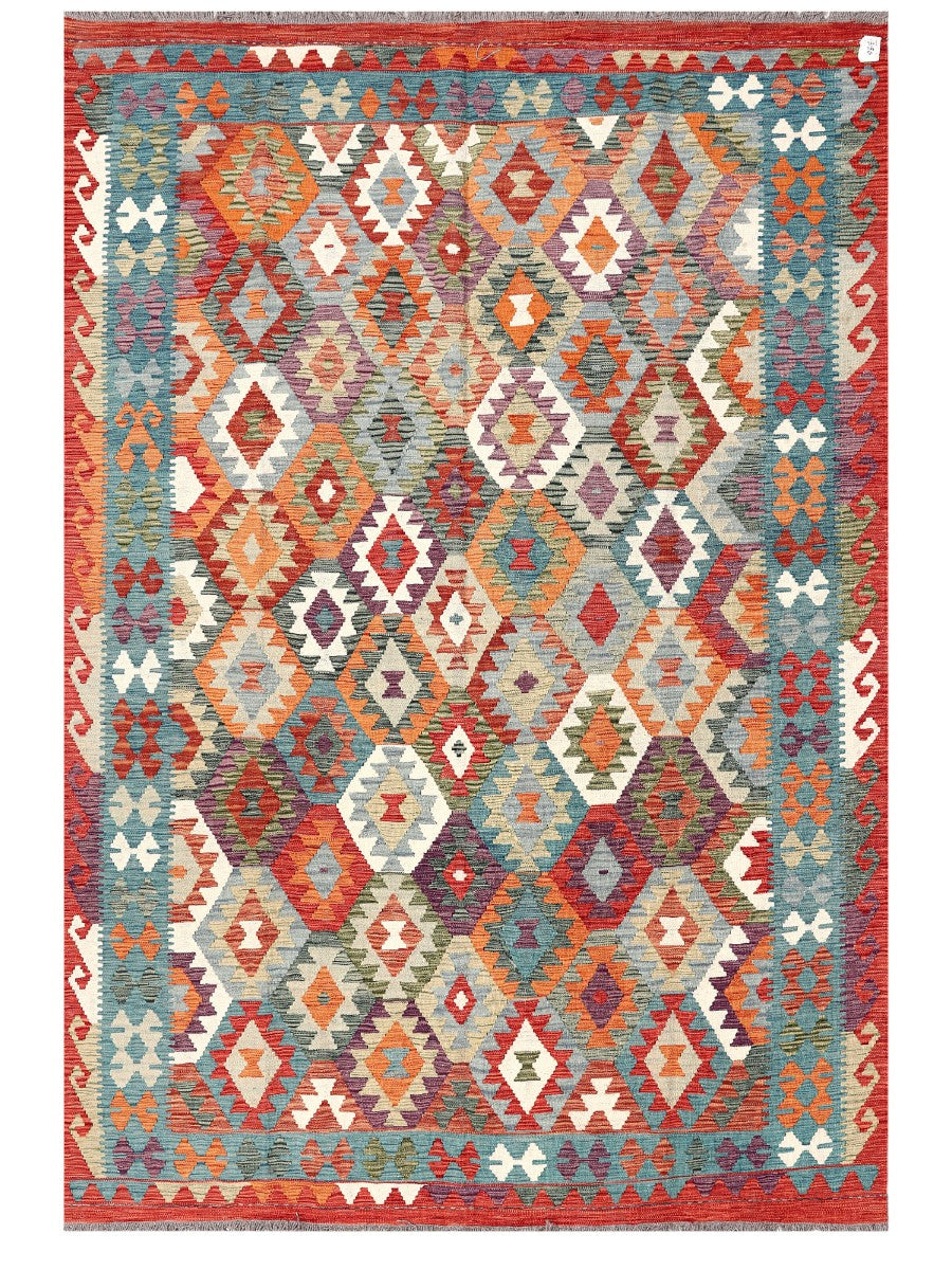 Maimana Afghanistan Kilim Rug - 278 x188 cm