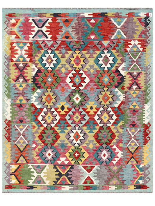 Maimana Afghanistan Kilim Rug - 246 x199 cm