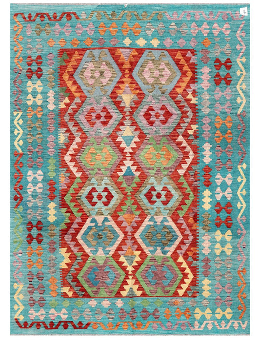 Maimana Afghanistan Kilim Rug - 245 x177 cm