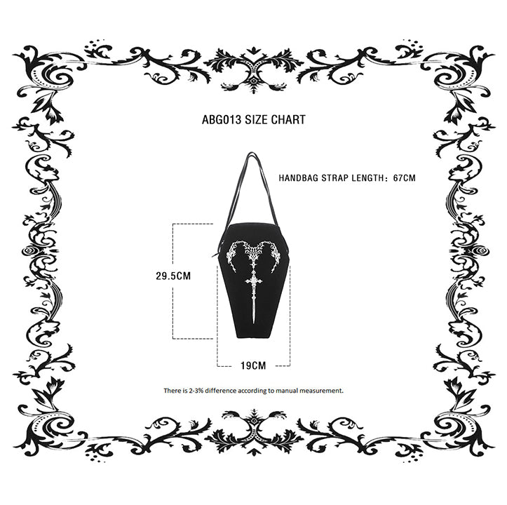 Dark in Love Quinn Mystic Horn Coffin Bag