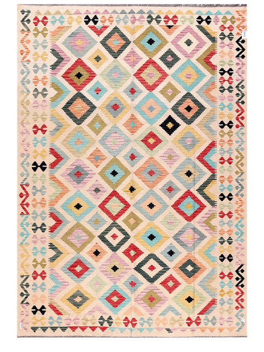 Maimana Afghanistan Kilim Rug - 291 x204 cm