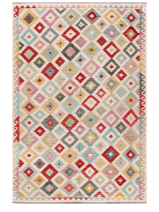 Maimana Afghanistan Kilim Rug - 293 x200 cm