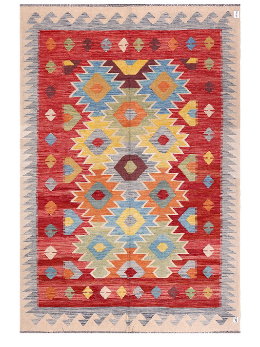 Maimana Afghanistan Kilim Rug - 293 x200 cm