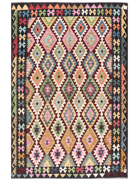 Maimana Afghanistan Kilim Rug - 295 x199 cm