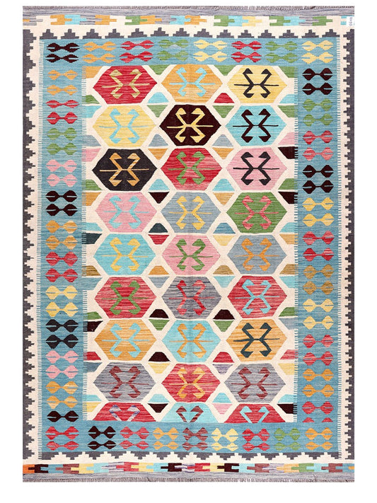 Maimana Afghanistan Kilim Rug - 292 x207 cm