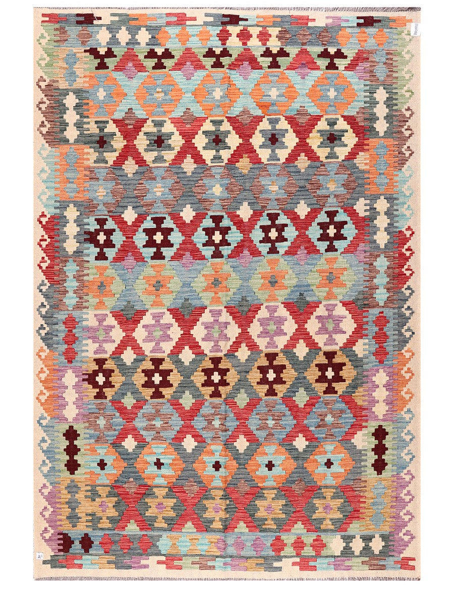 Maimana Afghanistan Kilim Rug - 291 x200 cm