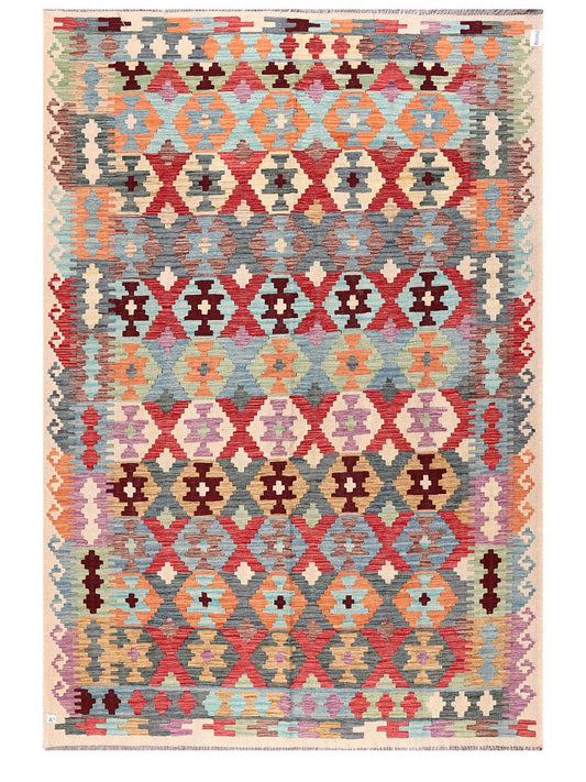Maimana Afghanistan Kilim Rug - 291 x200 cm