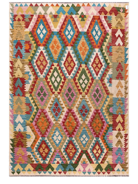 Maimana Afghanistan Kilim Rug - 290 x203 cm