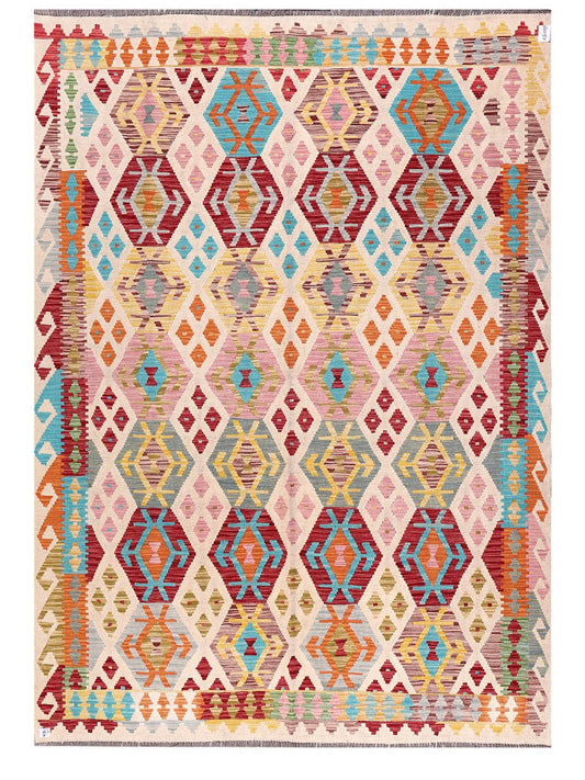 Maimana Afghanistan Kilim Rug - 289 x206 cm